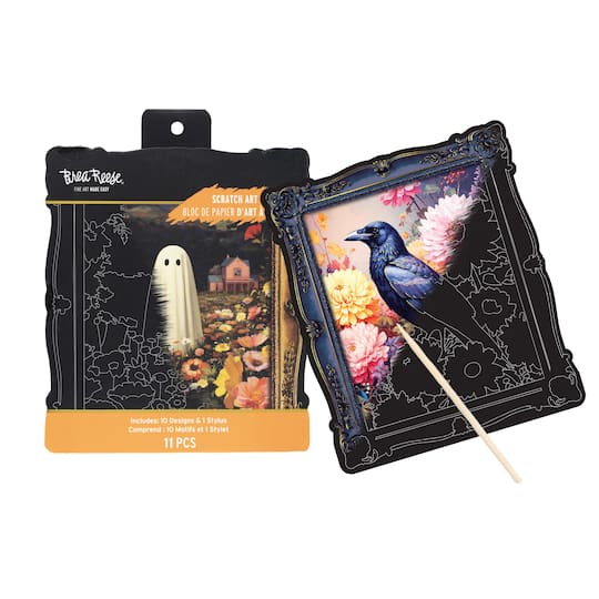 Brea Reese® Spooky Frames Shaped Scratch Art Pad